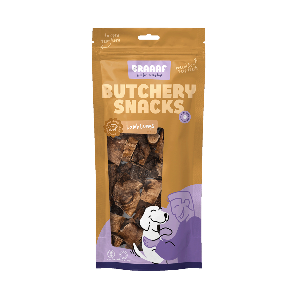 Braaaf Butchery Snacks Lamslongen 85 g
