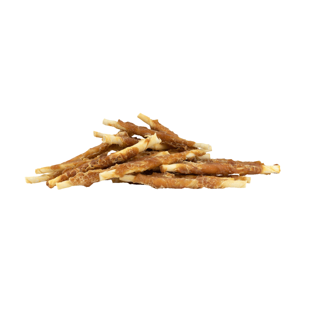 Braaaf Rawhide Roll Sticks Kip - 30 st.