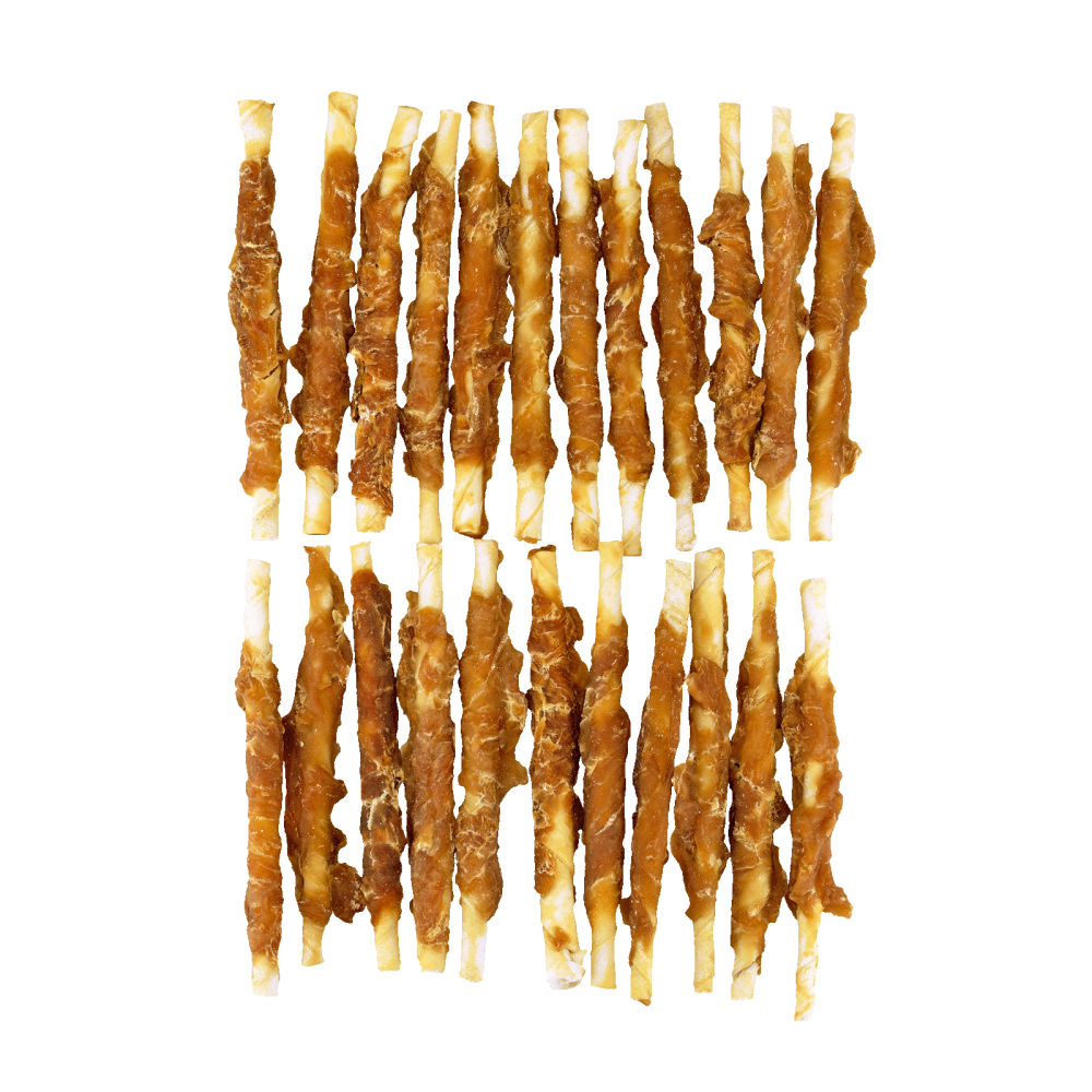 Braaaf Rawhide Roll Sticks Kip - 30 st.