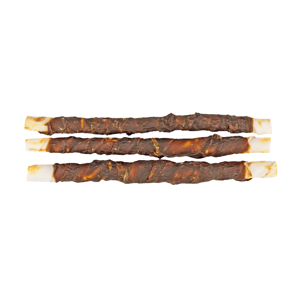 Braaaf Rawhide Twister Eend (3 st.) - 25 cm