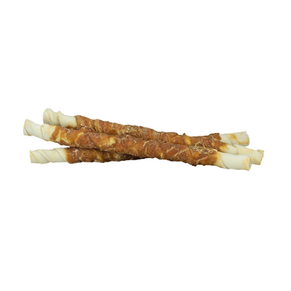 Braaaf Rawhide Twister Kip (3 st.) - 25 cm
