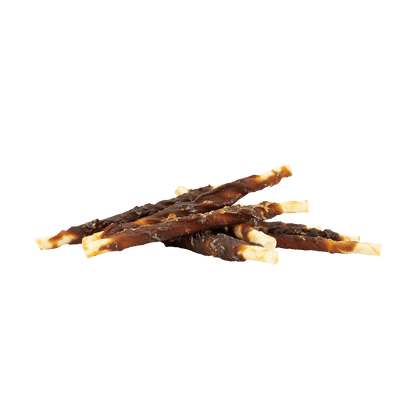 Braaaf Rawhide Roll Sticks Eend - 8 st.
