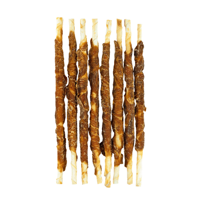 Braaaf Rawhide Twister Kip (8 st.) - 25 cm
