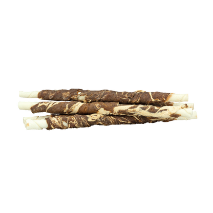 Braaaf Rawhide Twister Lam & Vis (6 st.) - 21 cm