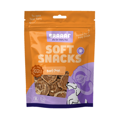 Braaaf Soft Snack Chips - Rund & Vis