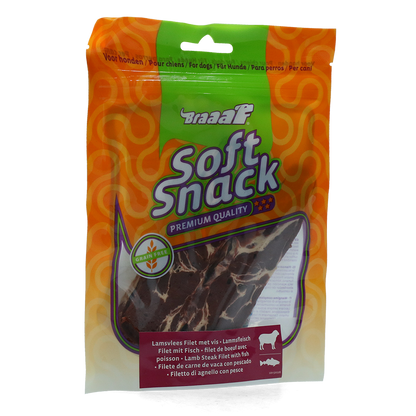 Braaaf Soft Snack Filet - Lam & Vis