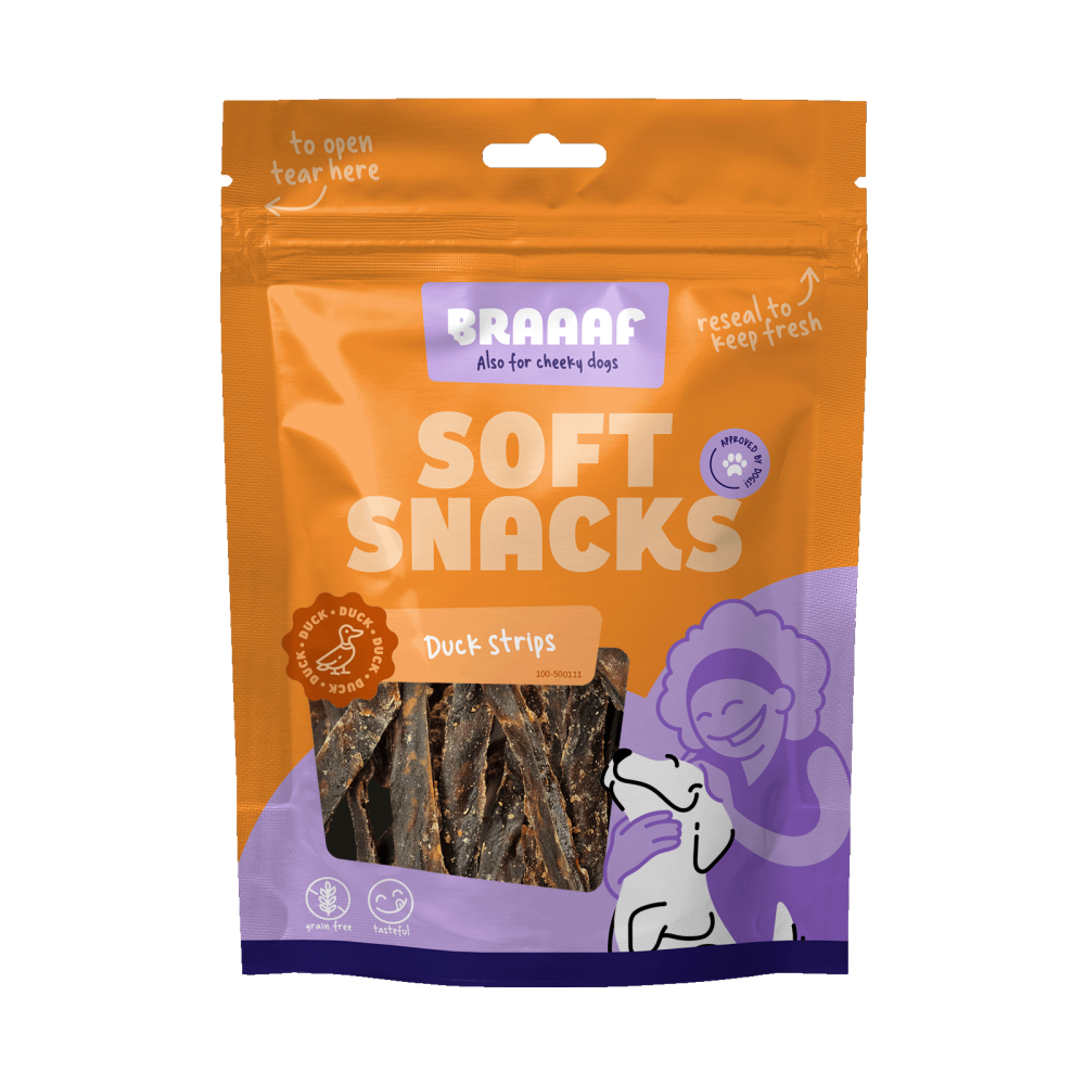 Braaaf Soft Snack Eendenreepjes