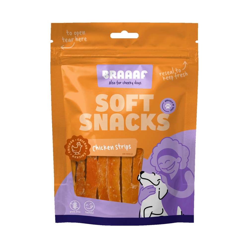 Braaaf Soft Snack Kipreepjes