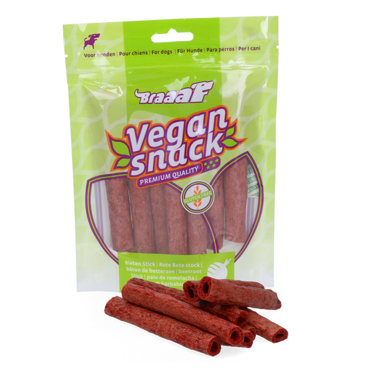 Braaaf Vegan Snack Rode Biet Stick - 12 cm