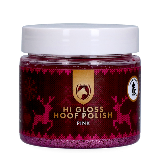 Excellent Horse Christmas Hi Gloss Hoof Polish Roze 150 ml