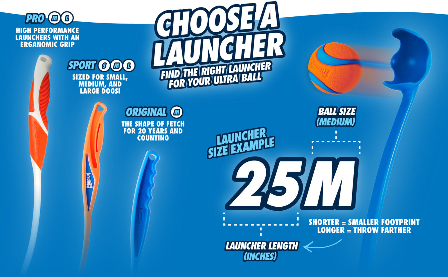 Chuckit! Sport Launcher M - 63 cm