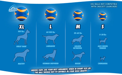 Chuckit! Ultra Squeaker Ball S (2-pack)