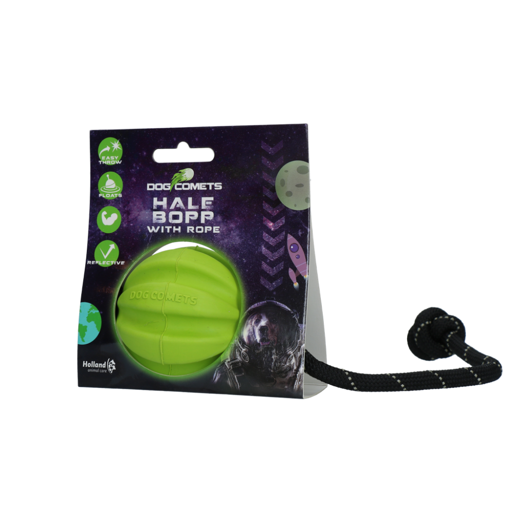Dog Comets Hale Bopp Met Touw Groen