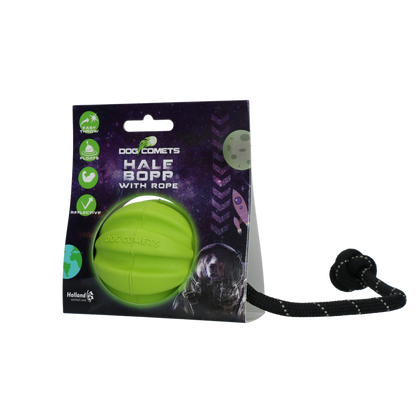 Dog Comets Hale Bopp Met Touw Groen