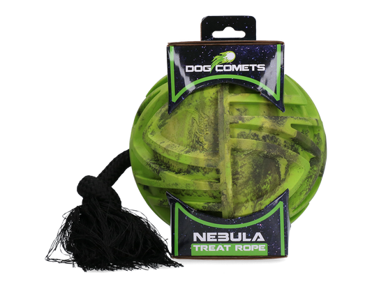 Dog Comets Nebula Treat Rope Groen