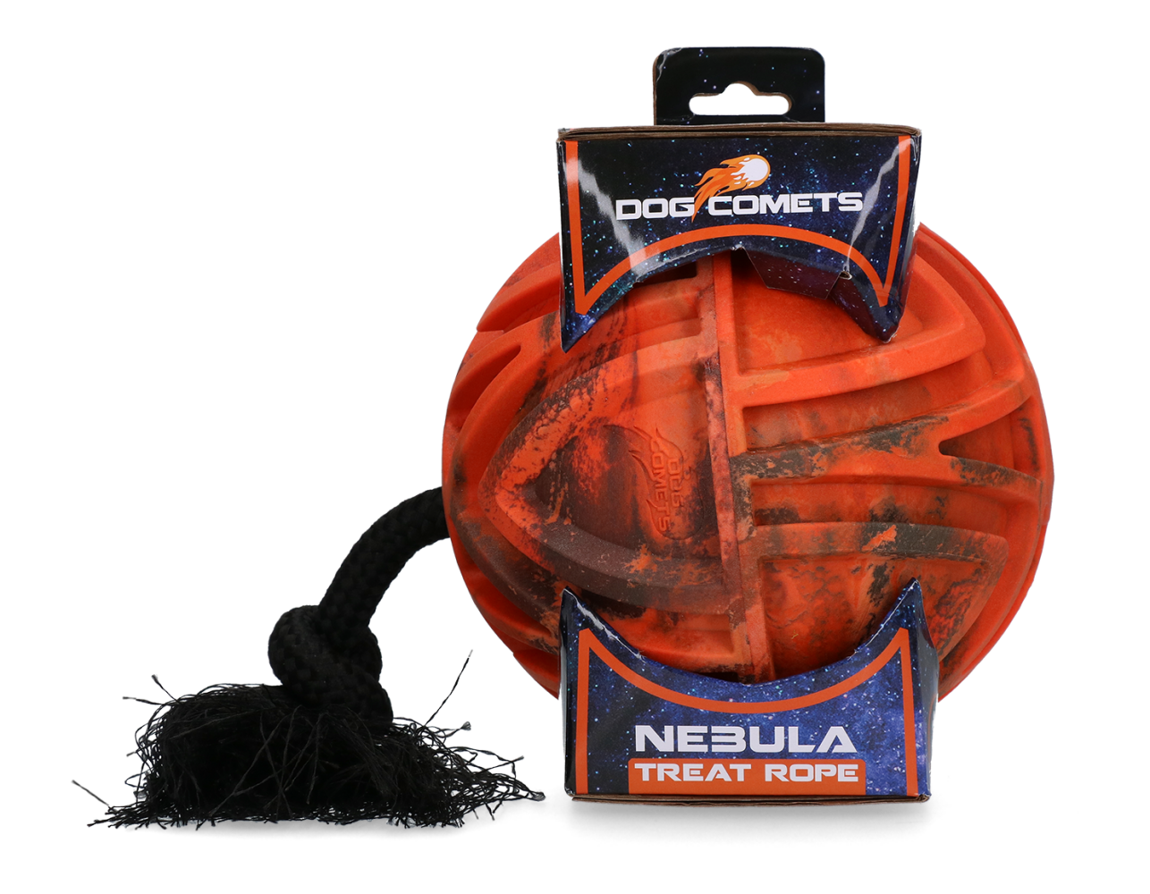 Dog Comets Nebula Treat Rope Oranje