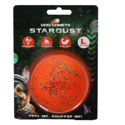 Dog Comets Stardust Oranje L