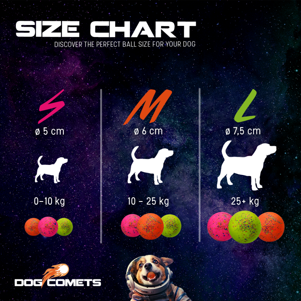 Dog Comets Stardust Groen M