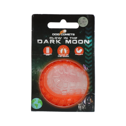 Dog Comets Glow In The Dark Moon Bal S Oranje