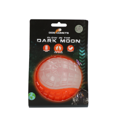 Dog Comets Glow In The Dark Moon Bal L Oranje