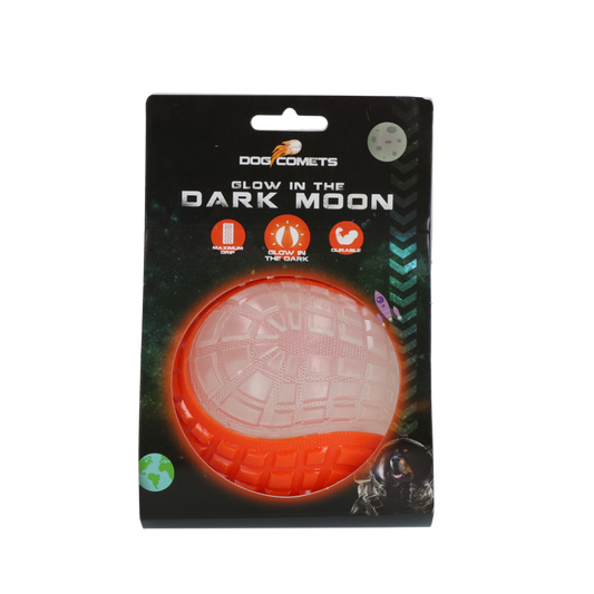 Dog Comets Glow In The Dark Moon Bal L Oranje