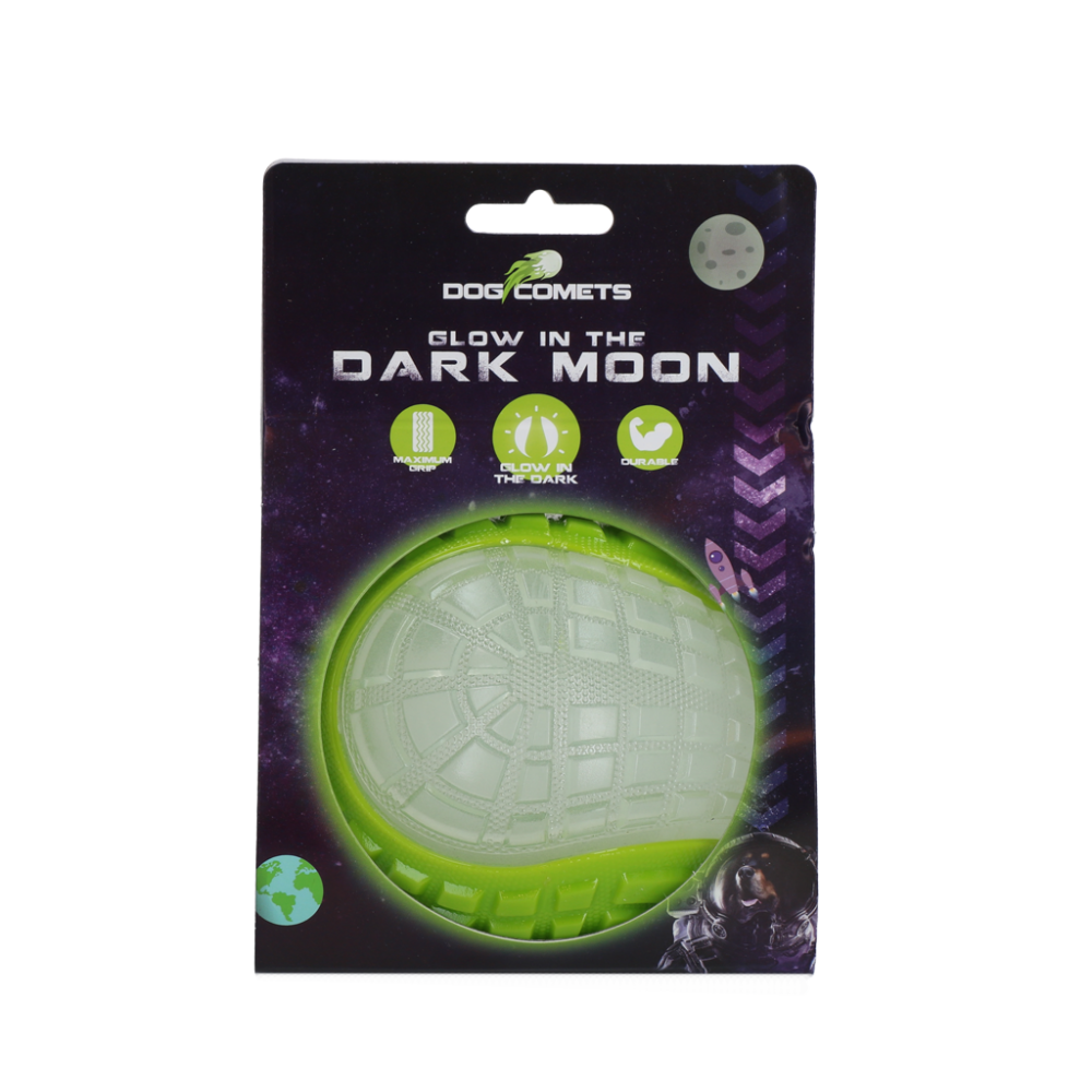 Dog Comets Glow In The Dark Moon Bal L Groen