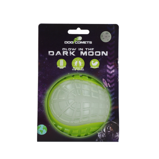 Dog Comets Glow In The Dark Moon Bal L Groen