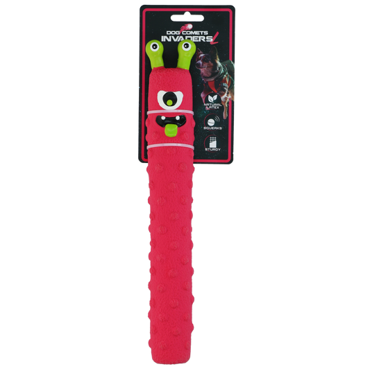 Dog Comets Latex Invaders Roze L