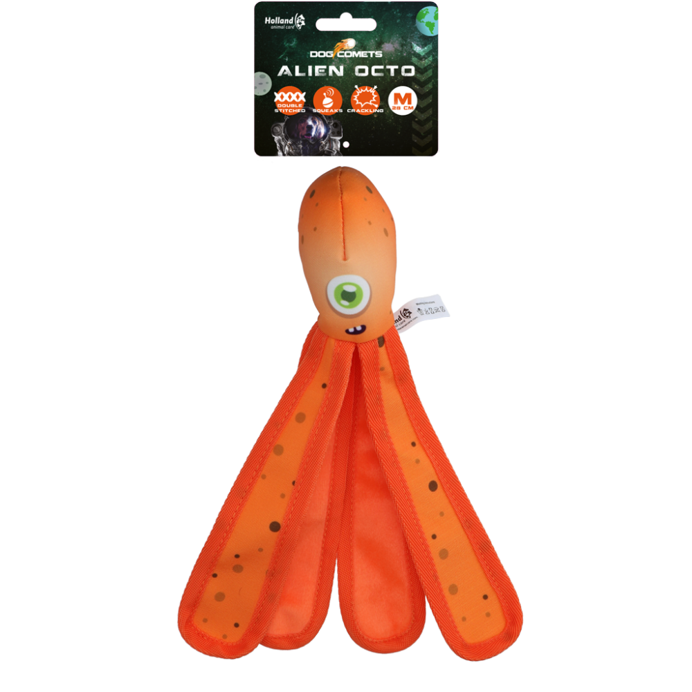 Dog Comets Alien Octo M Oranje