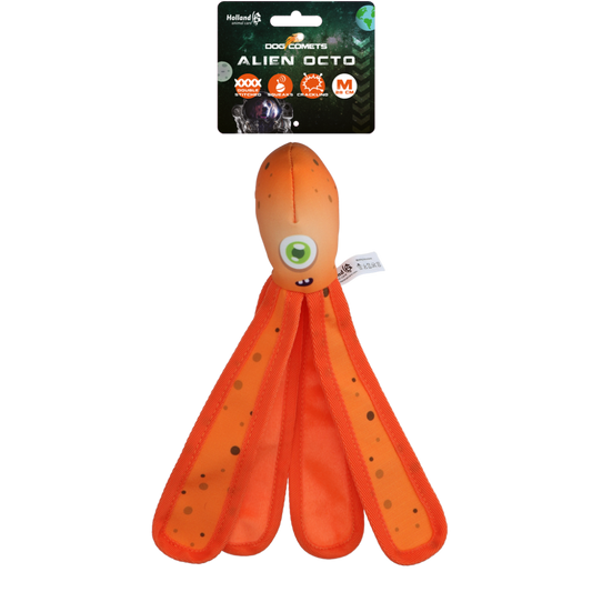 Dog Comets Alien Octo M Oranje