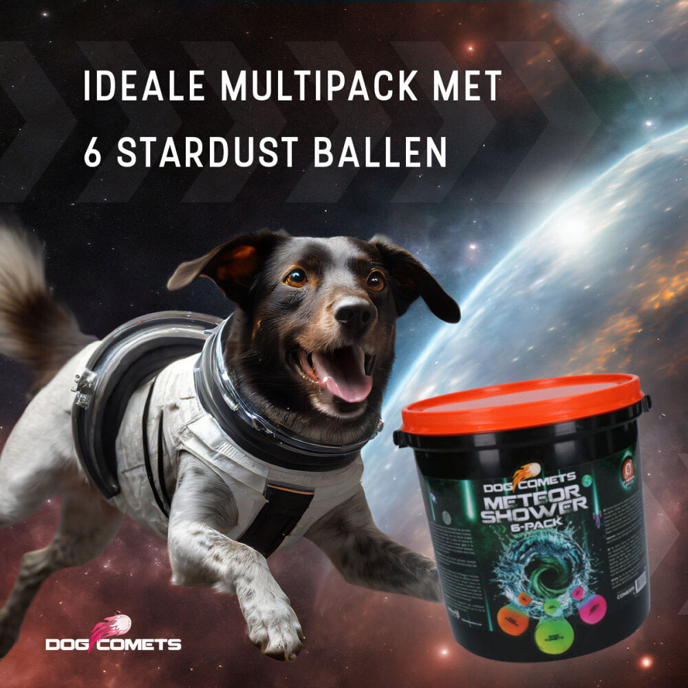 Dog Comets Meteor Shower (Emmer met 6 M Stardust ballen)