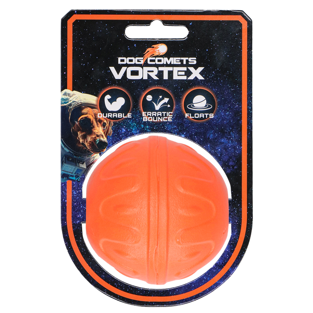 Dog Comets Vortex bal Oranje