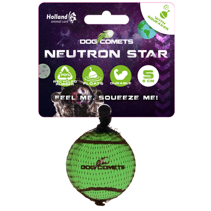 Dog Comets Tennisbal Met Pieper Neutron Star S Groen
