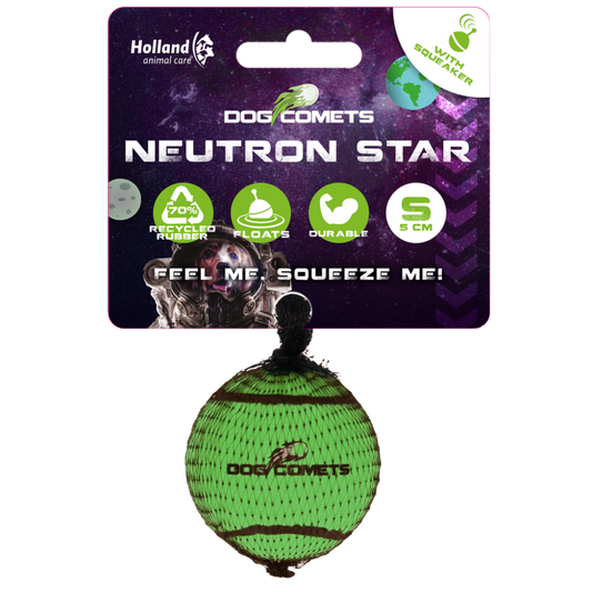 Dog Comets Tennisbal Met Pieper Neutron Star S Groen