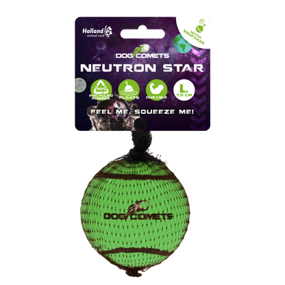 Dog Comets Tennisbal Met Pieper Neutron Star L Groen