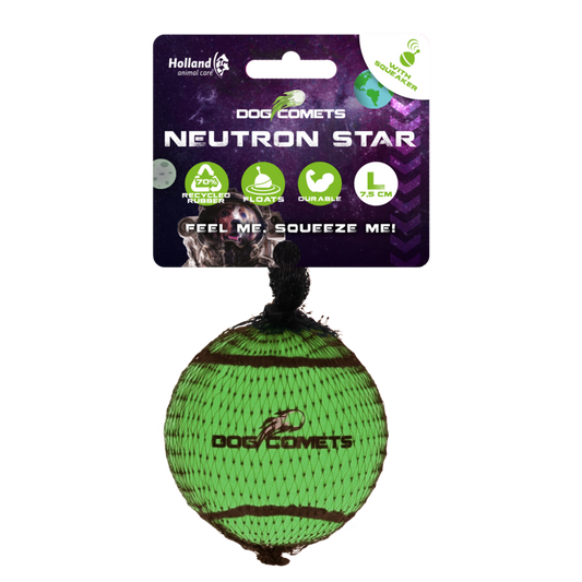 Dog Comets Tennisbal Met Pieper Neutron Star L Groen