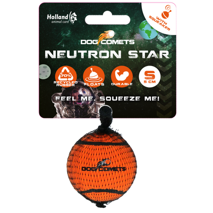 Dog Comets Tennisbal Met Pieper Neutron Star S Oranje