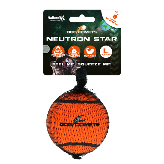 Dog Comets Tennisbal Met Pieper Neutron Star L Oranje