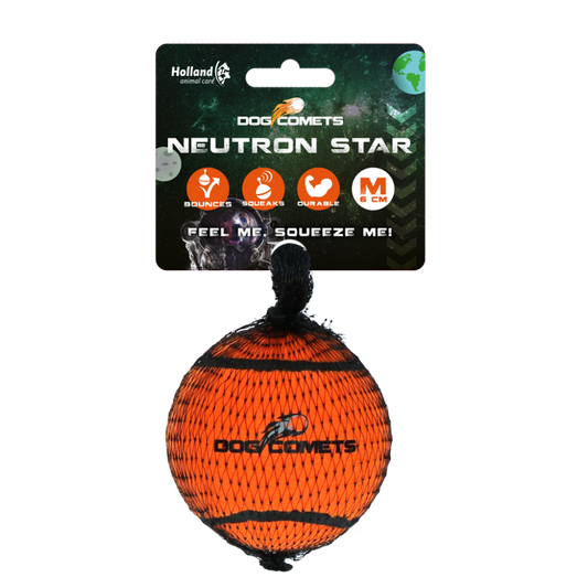 Dog Comets Tennisbal Met Pieper Neutron Star M Oranje