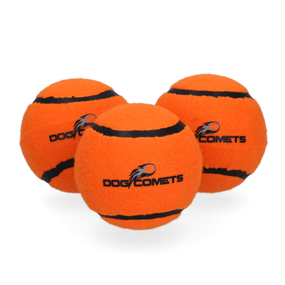 Dog Comets Tennisbal Met Pieper Neutron Star M Oranje (3-pack)