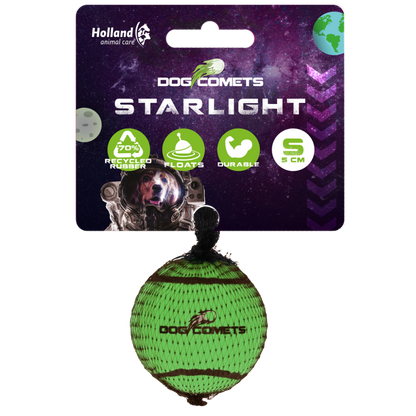 Dog Comets Tennisbal Starlight S Groen