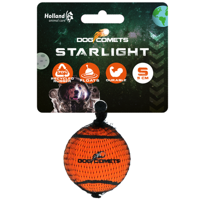 Dog Comets Tennisbal Starlight S Oranje