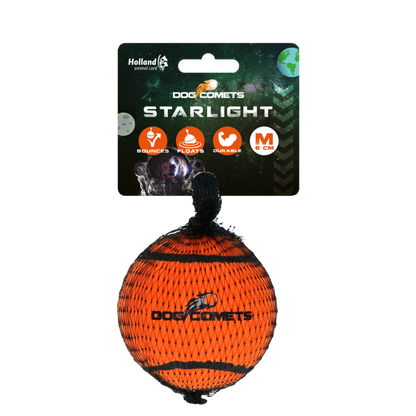 Dog Comets Tennisbal Starlight M Oranje