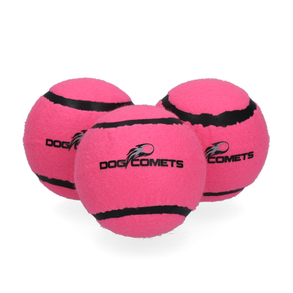 Dog Comets Tennisbal Starlight M Roze (3-pack)