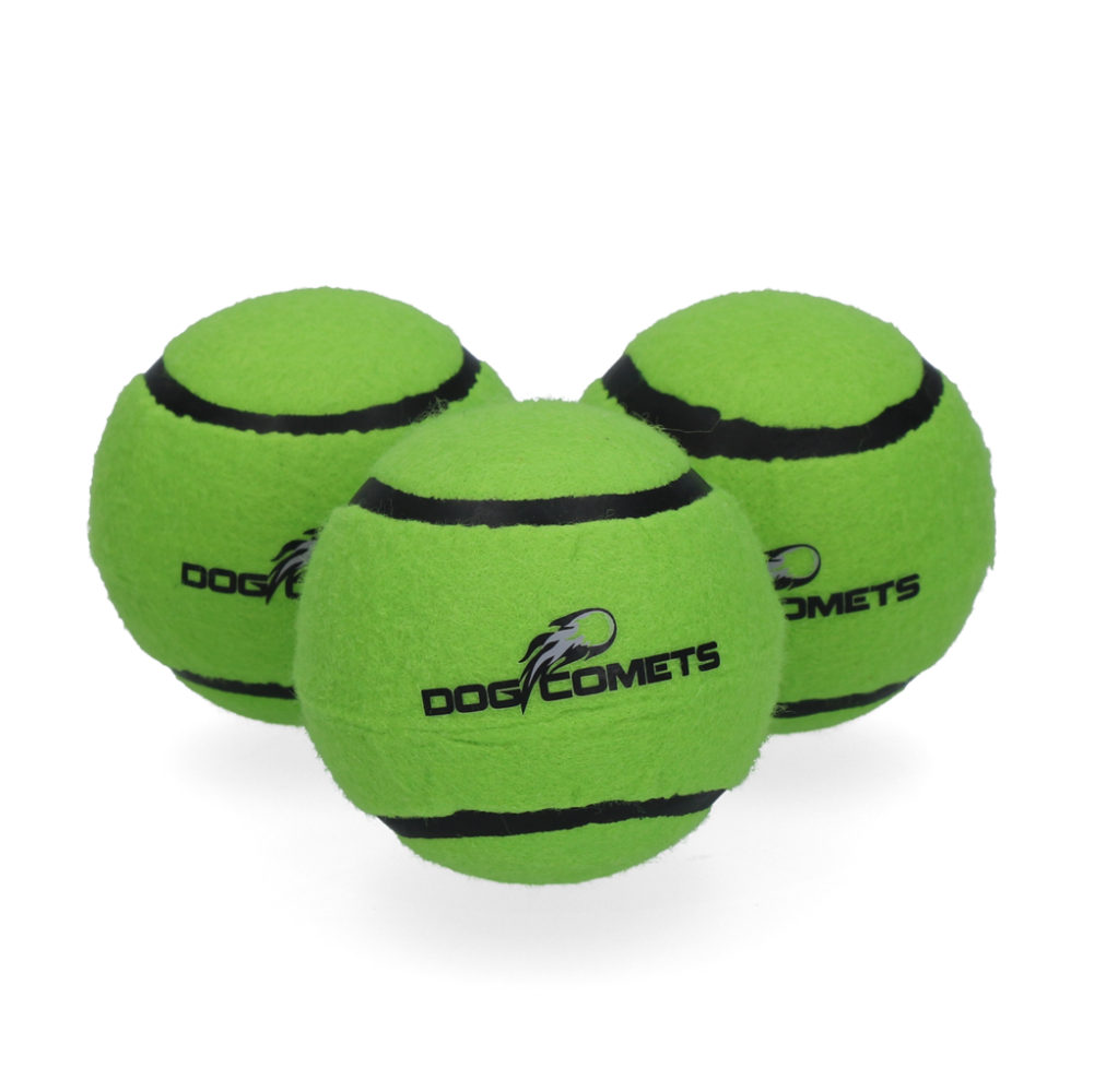 Dog Comets Tennisbal Starlight M Groen (3-Pack)