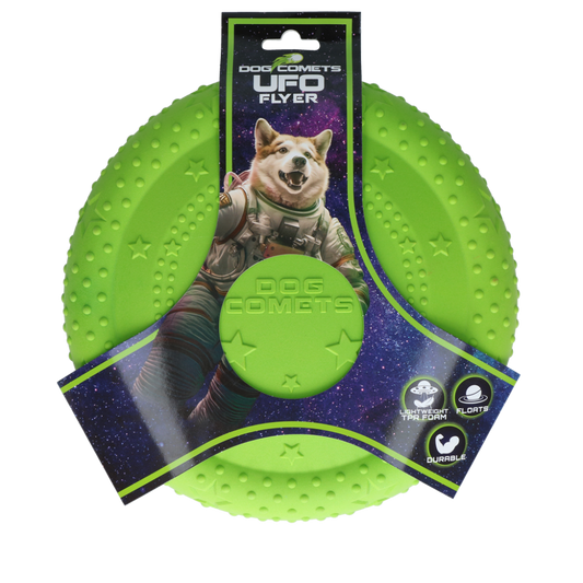 Dog Comets UFO Flyer Groen M