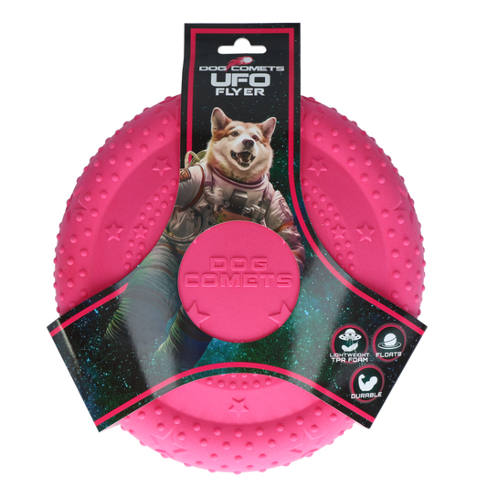 Dog Comets UFO Flyer Roze M