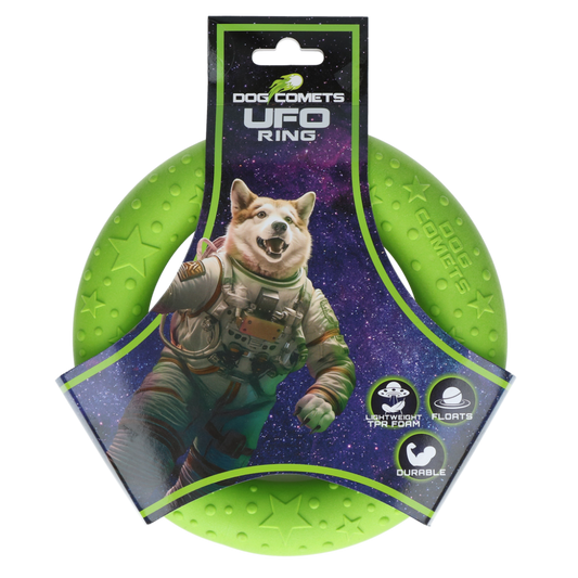 Dog Comets UFO Ring Green
