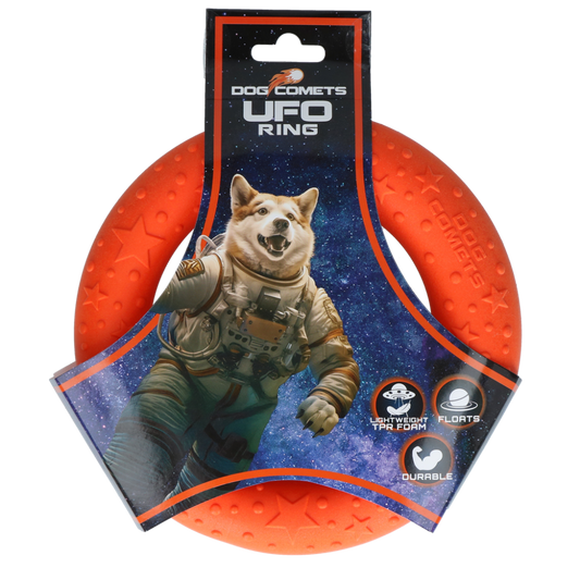 Dog Comets UFO Ring Orange