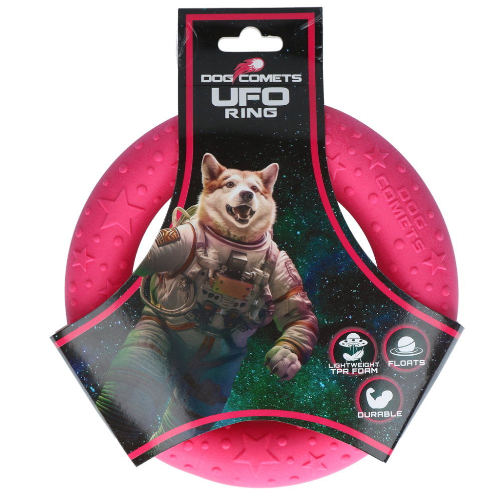 Dog Comets UFO Ring Roze M